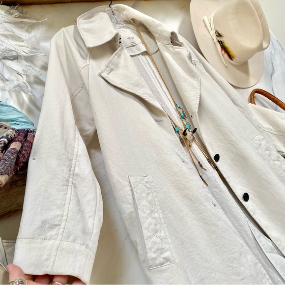 Aritzia Wilfred Spring boho blazer style duster jacket w midcentury vibe - Picture 6 of 12